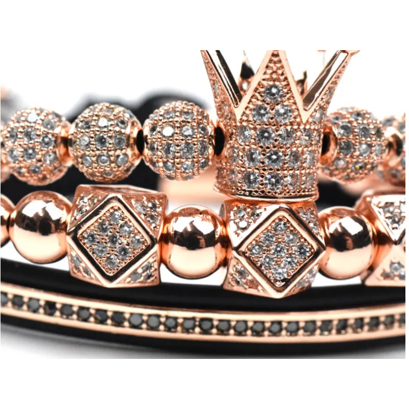 Crown Small Triangle Bracelet