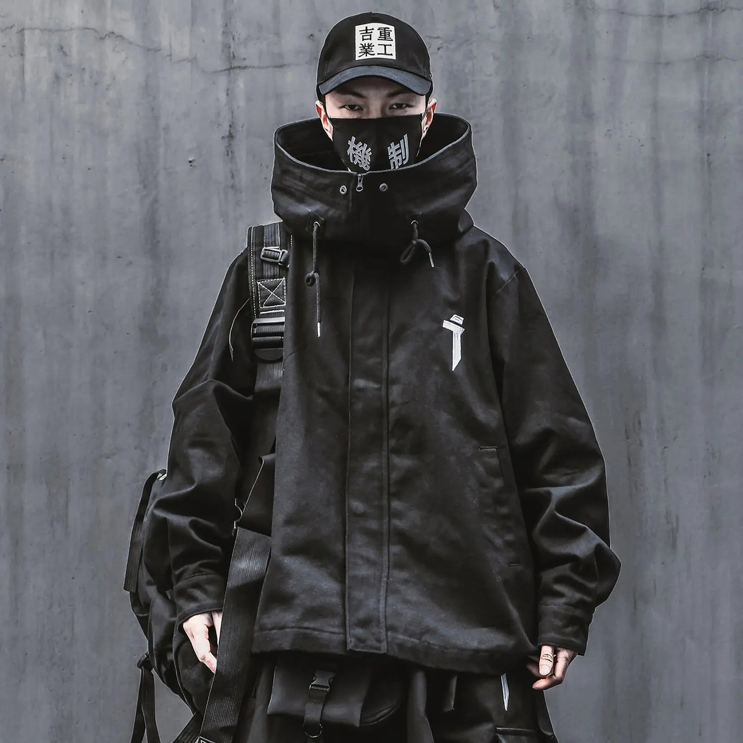 Men's Urban Techwear Turtleneck Jacket