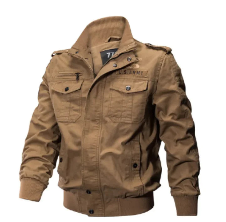 Heritage Cotton Bomber Jacket for Men