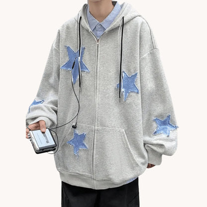 Celestial Zip-Up Hoodie