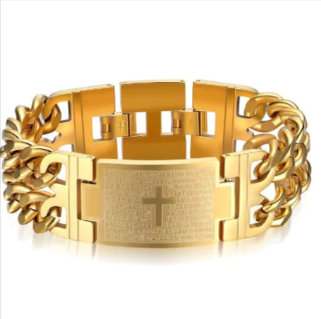 Twin Buckle Faith Bracelet