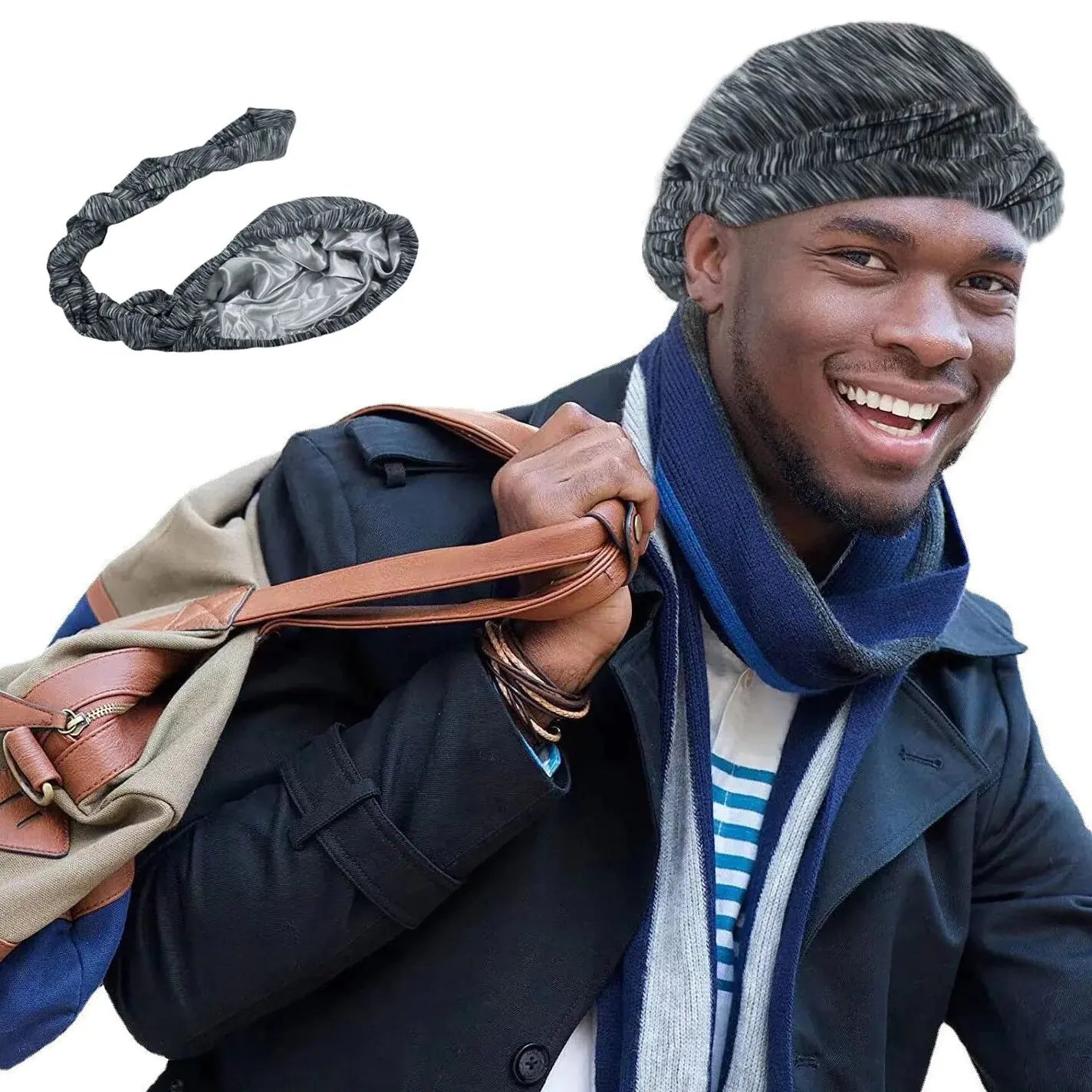 Vintage Twist Head Wraps For Men