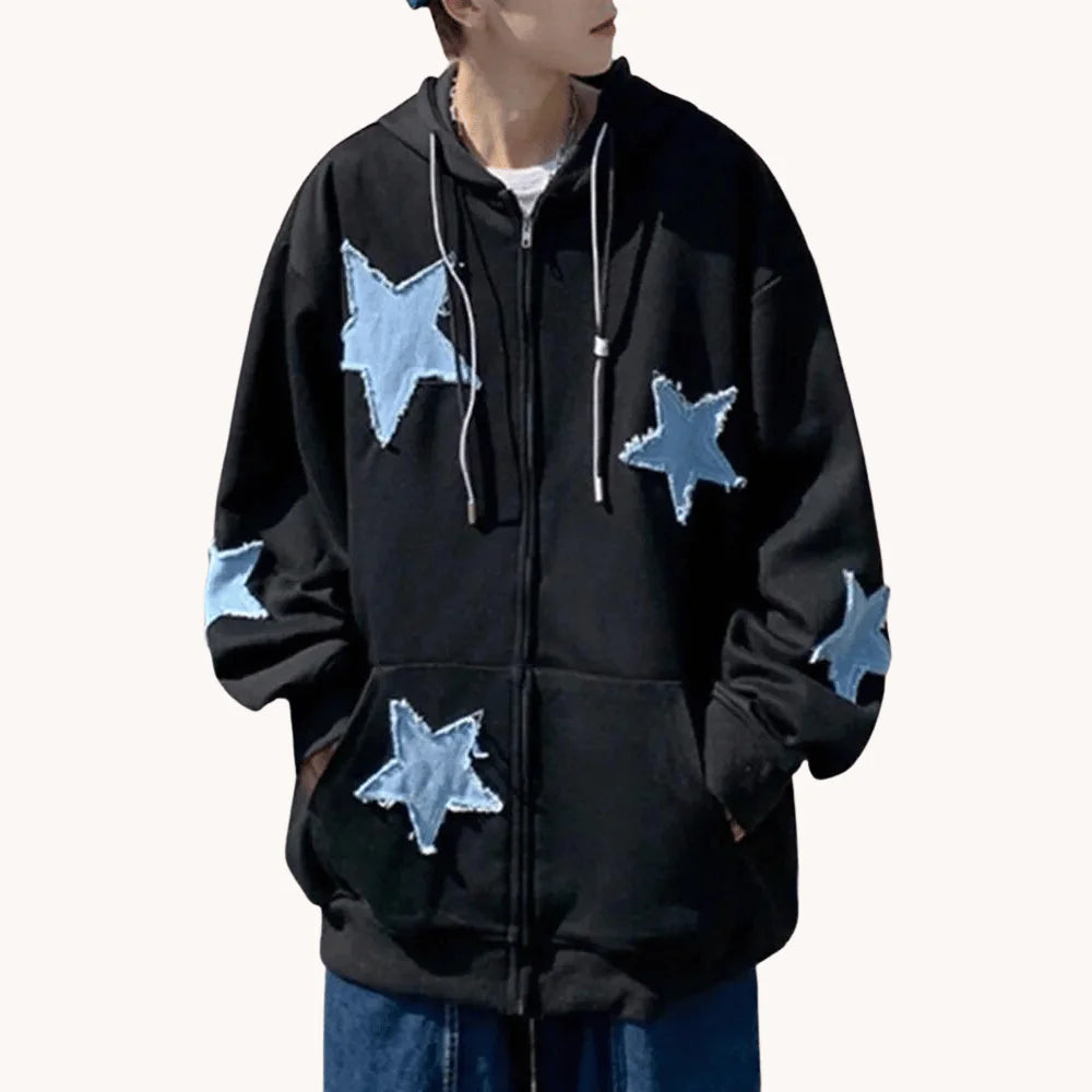 Celestial Zip-Up Hoodie