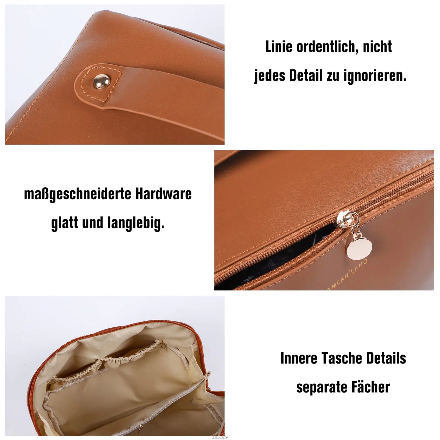 Luxurious Leather Bag For Stylish Organization