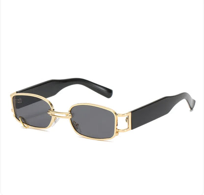 Chic Korean Square Sunglasses with Earring Accent