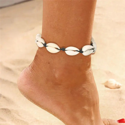 Modyle Bohemian Shell Starfish Anklets for Wome