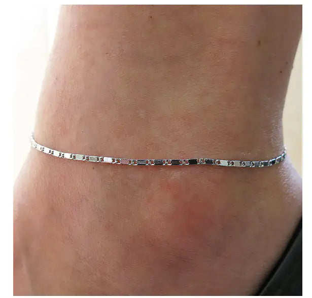 All-match Fresh And Popular Simple Beach Chain Anklet