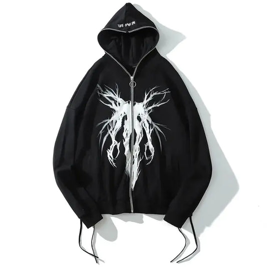 Rebel Art Zip Hoodie