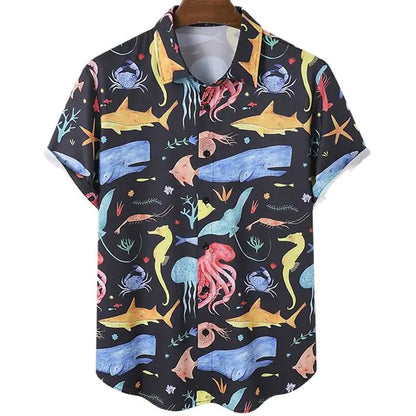 Tropical 3D Coconut Men's Shirts