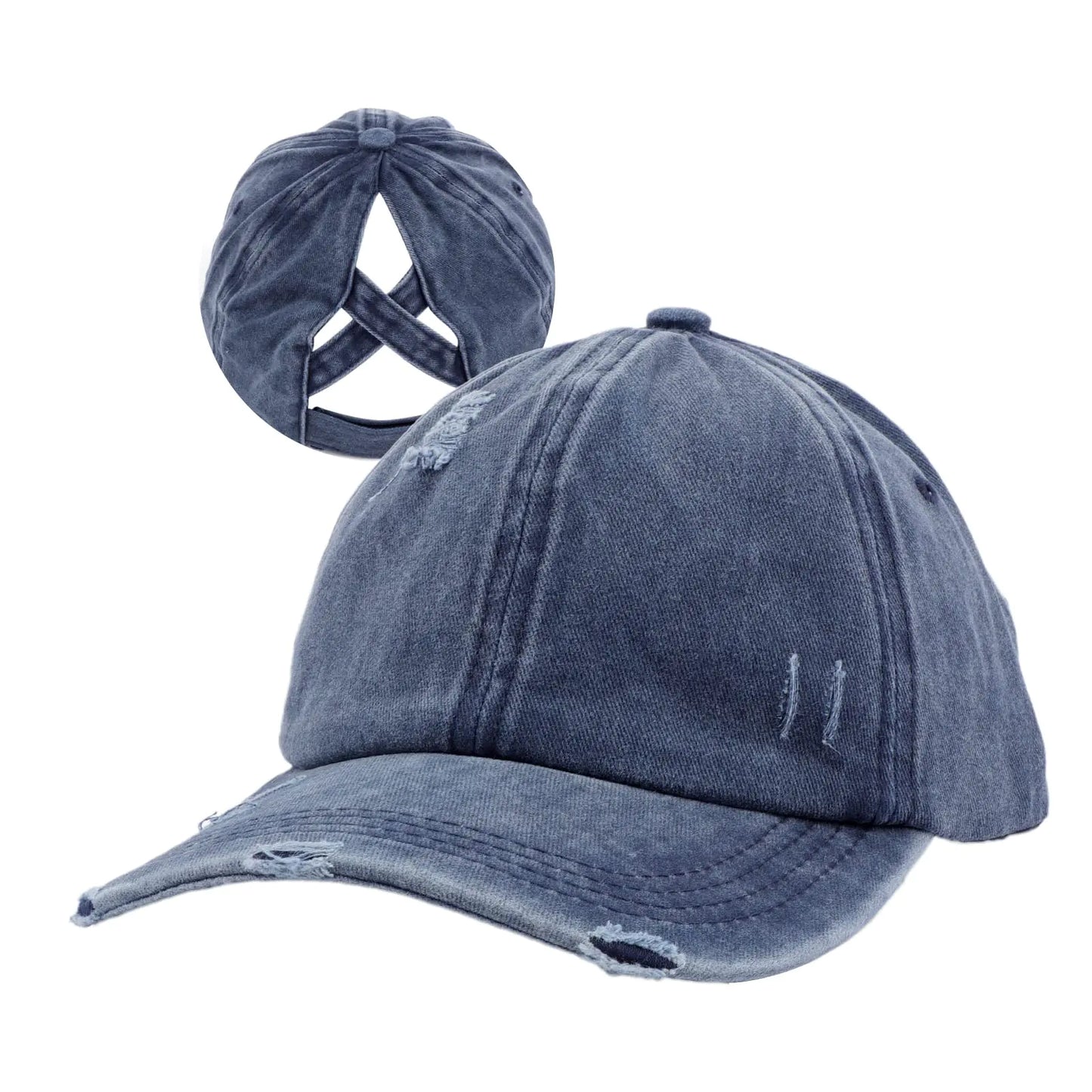 Women's Adjustable Ponytail Baseball Cap