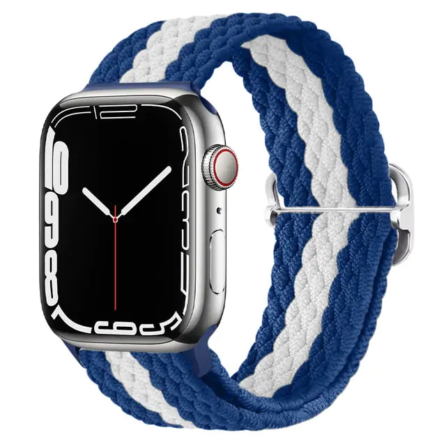 Nylon Braided Solo Loop Strap For Apple Watch