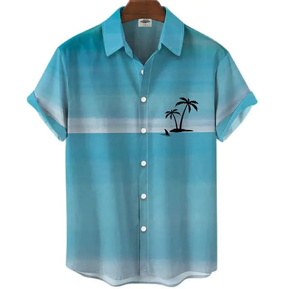 Tropical 3D Coconut Men's Shirts