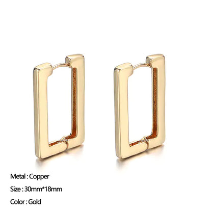 Classic Stainless Steel Ear Buckle For Women