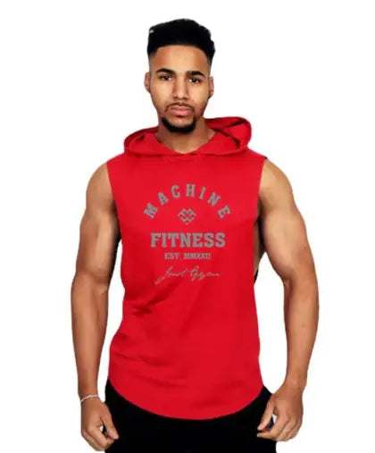 Mens Gym Hooded Tank Top