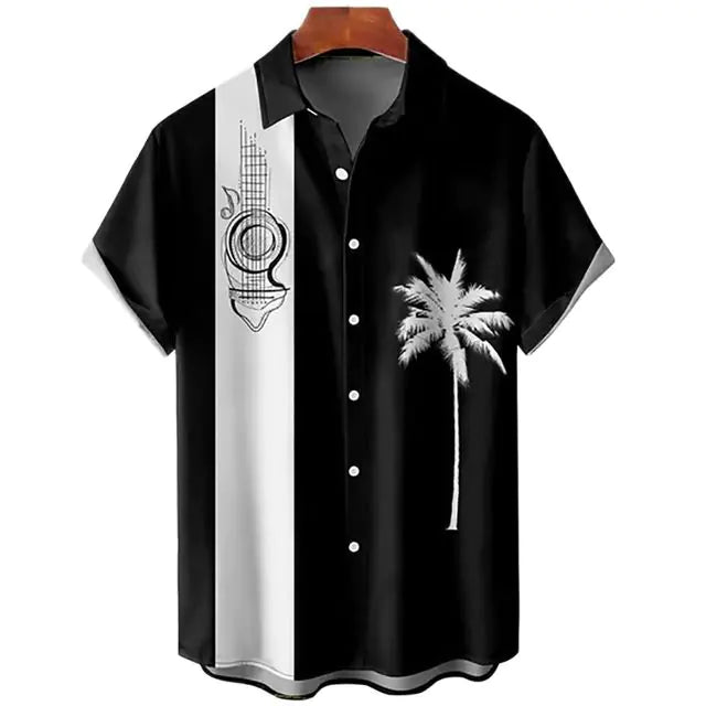 Tropical 3D Coconut Men's Shirts