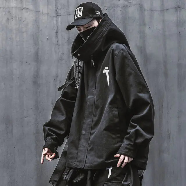 Men's Urban Techwear Turtleneck Jacket