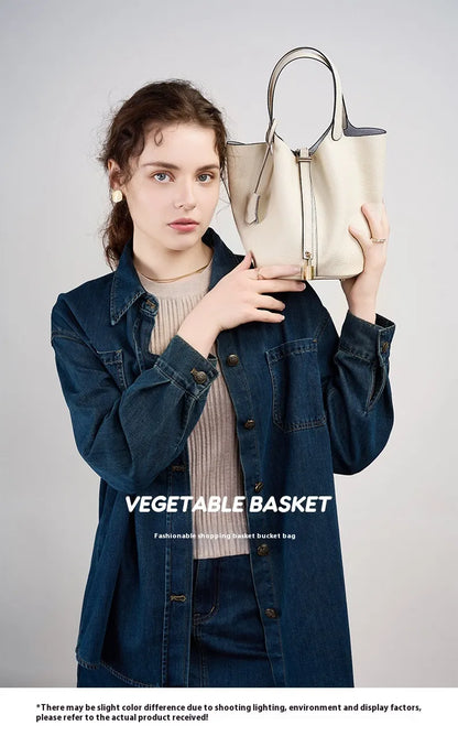 Bucket Vegetable Basket Handbag