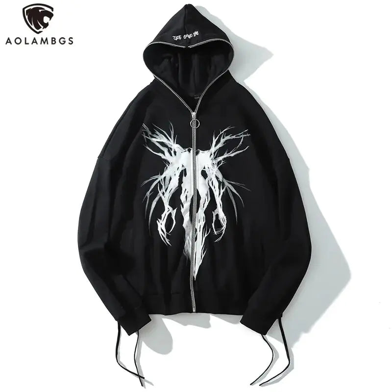 Rebel Art Zip Hoodie