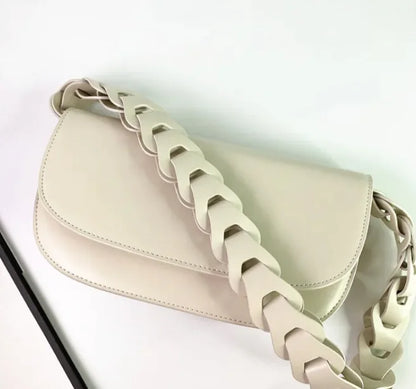 One-Shoulder Leather Purse