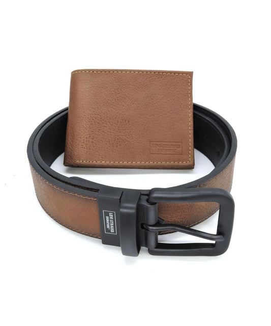 Levi Strauss Signature Reversible Leather Belt & Wallet for Men | Best Gift for Men | Cinturon Cartera Regalo Hombre