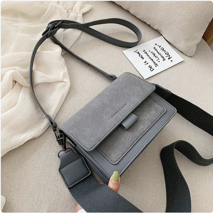 Wide Strap Crossbody Bag