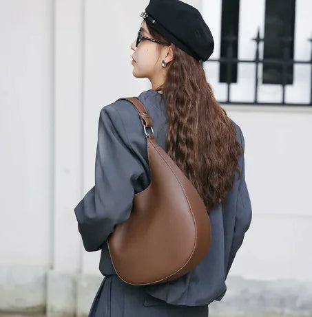 Crescent Shaped Single Shoulder Bag