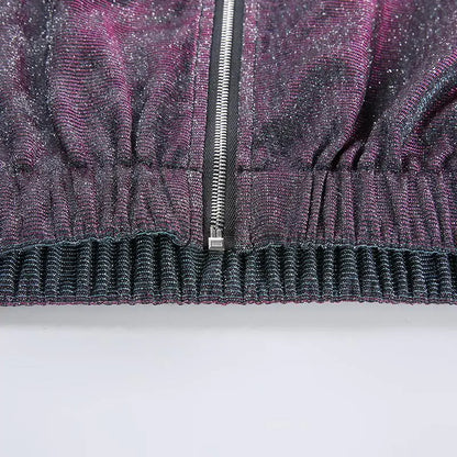 Dazzle Zip Up Sweater