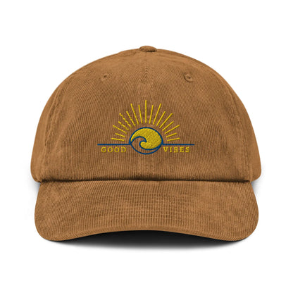 Good Vibe Sunrise Corduroy Hat