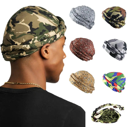 Vintage Twist Head Wraps For Men