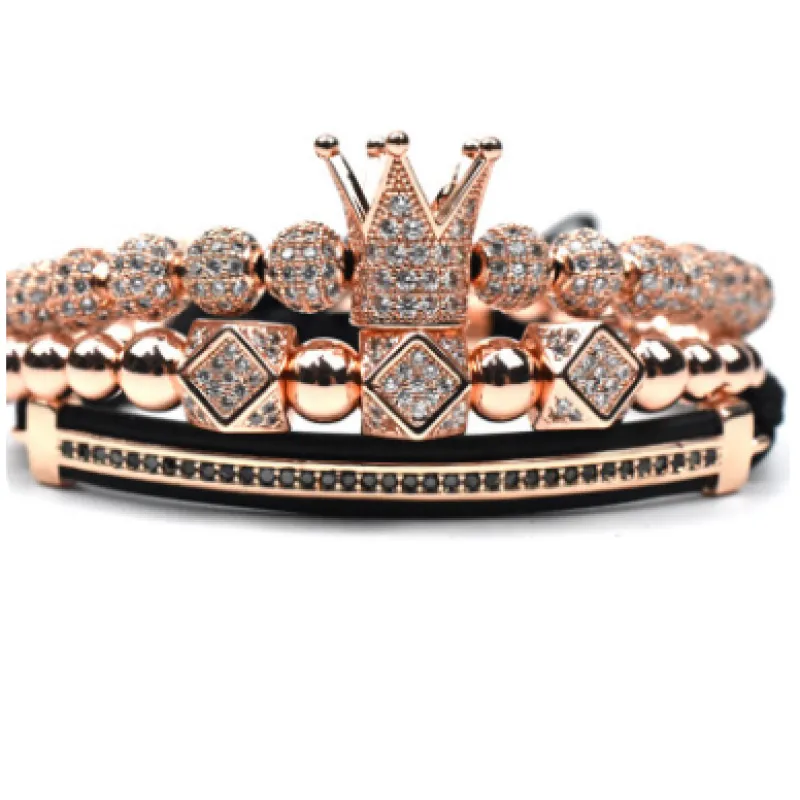 Crown Small Triangle Bracelet