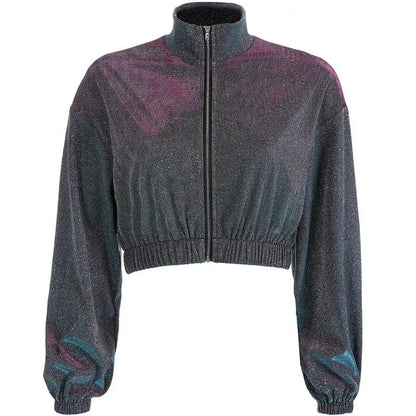 Dazzle Zip Up Sweater