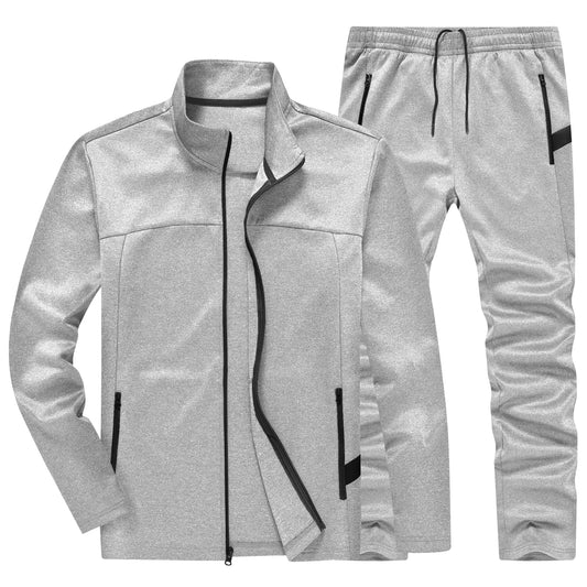 INNERBUT Mens Track suits 2 Piece Sweatsuits Set for Men Jogging suits sets Sports Full Zip Athletic Sweat Suit for Men