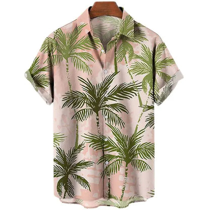 Tropical 3D Coconut Men's Shirts