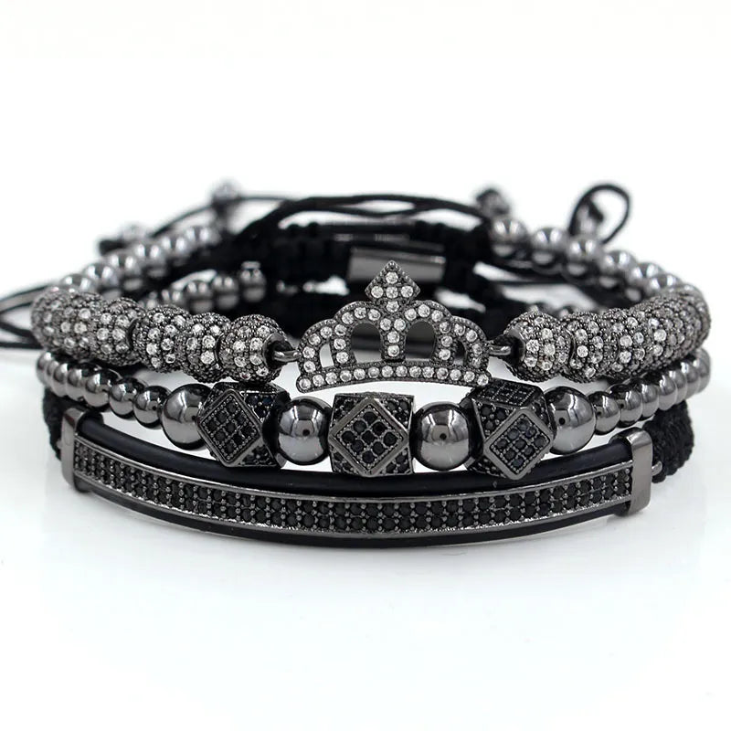 Crown Small Triangle Bracelet