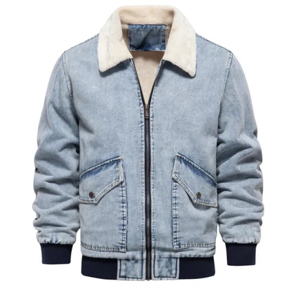 Men's Fleece-Lined Denim Jacket