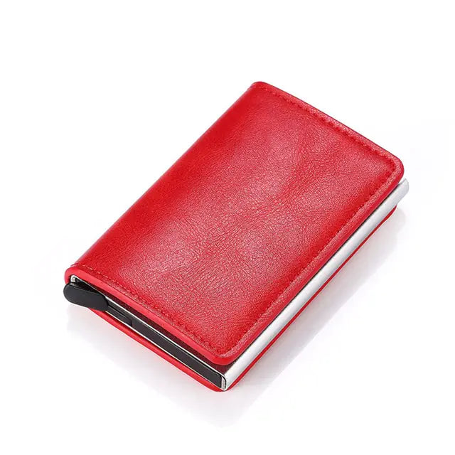 Men Smart Wallet Rfid Safe Anti-theft Holder Women Small Purse