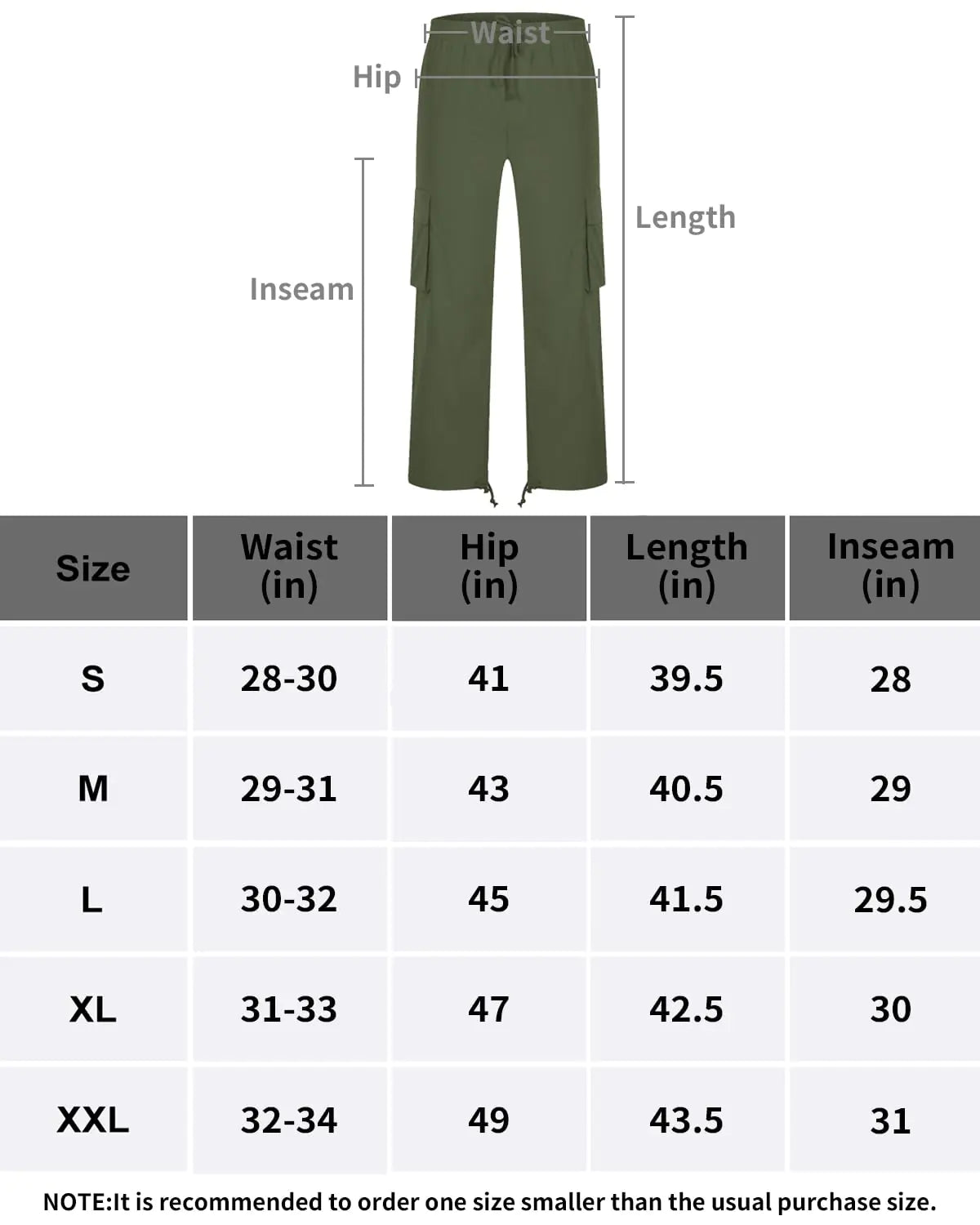 LYRXXX Men's Versatile Cargo Joggers in Army Green