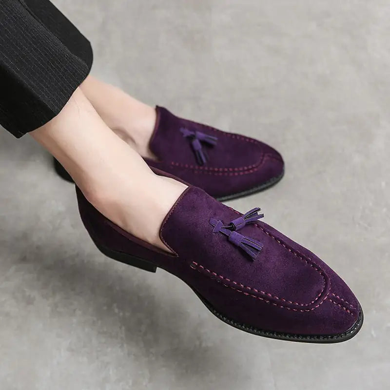 Tassel Leather Loafers For Men