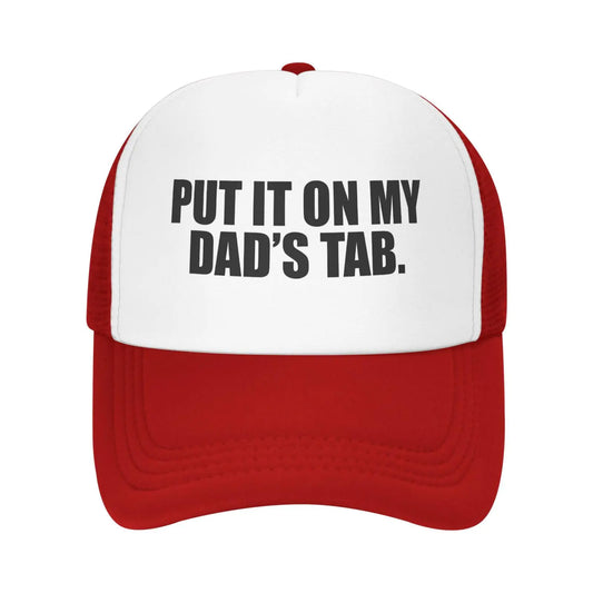 Dad's Tab Trucker Cap - Adjustable Unisex