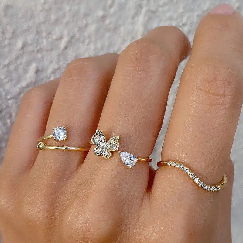 Diamond Combination Ring Set