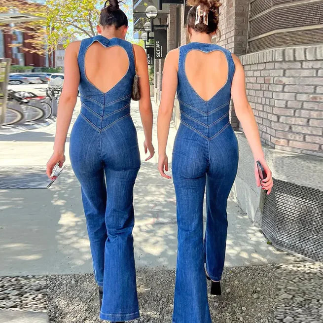 Chic Blue Fashion Jumpsuit