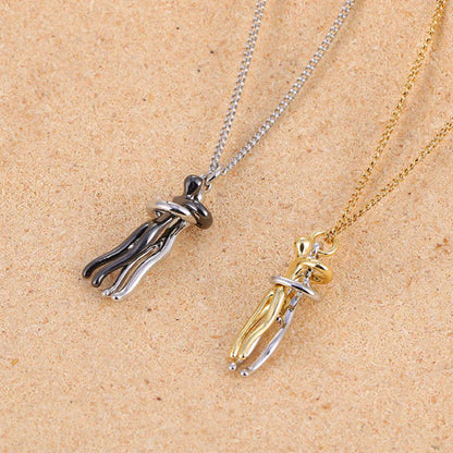 Affectionate Hug Necklace for Couples