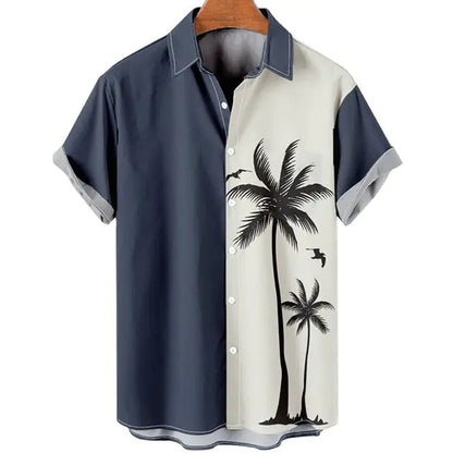 Tropical 3D Coconut Men's Shirts