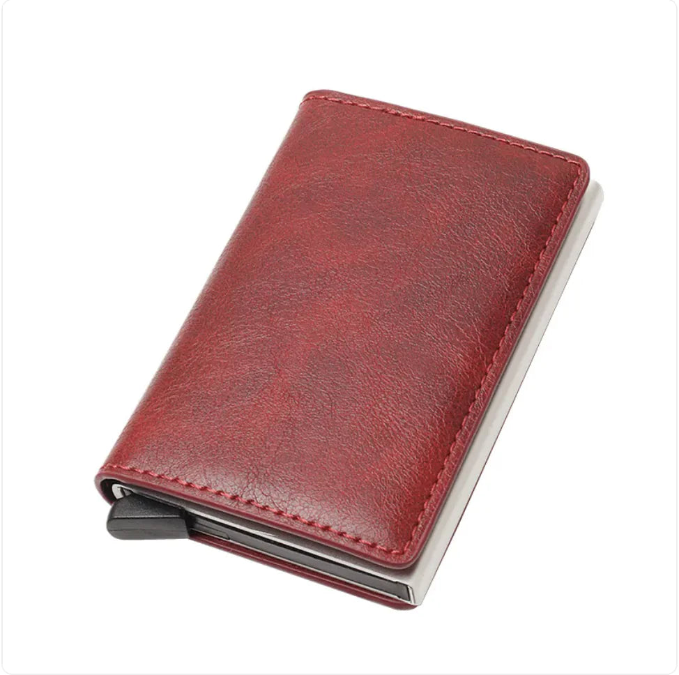 Auto-Flex Aluminum Alloy Card Holder Wallet