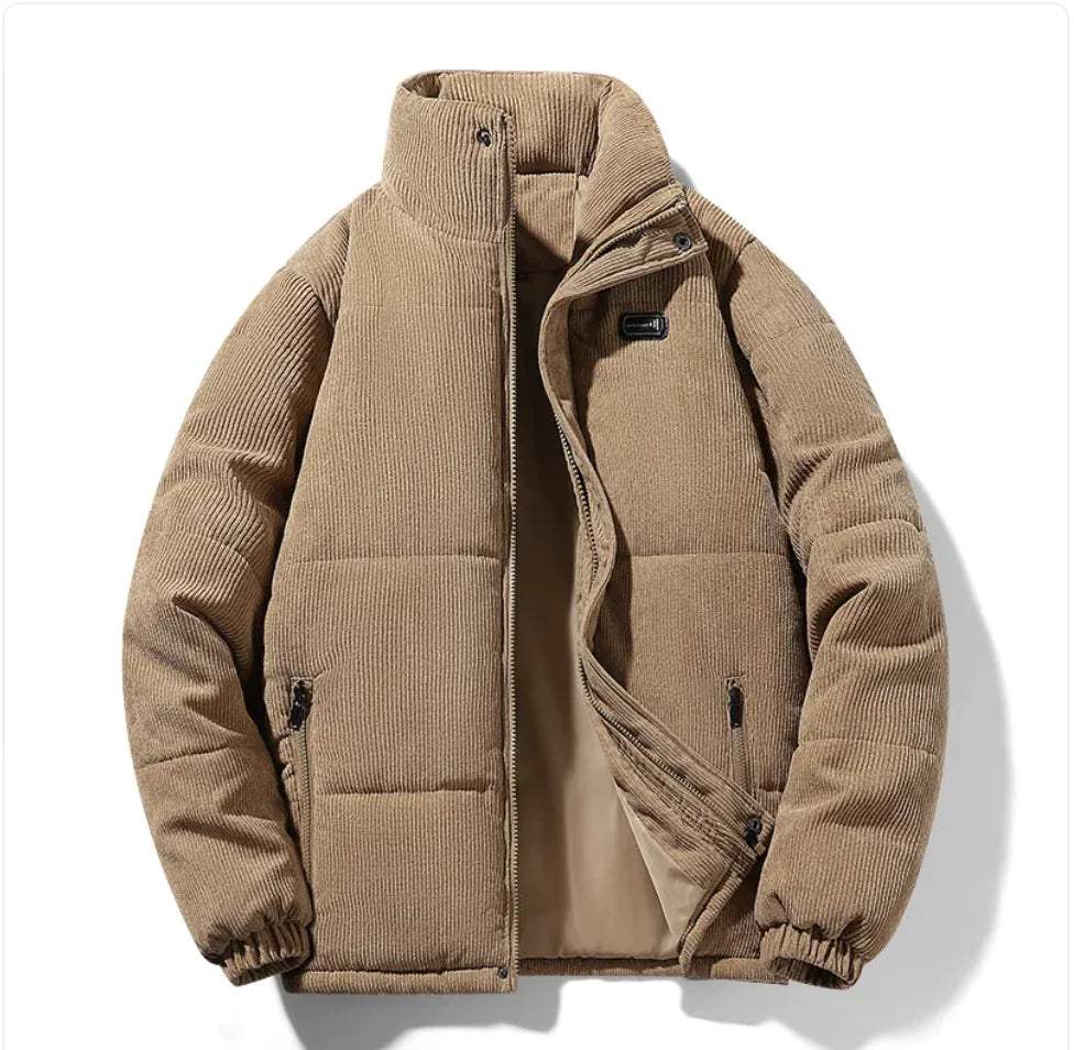 Men's Insulated Corduroy Winter Jacket