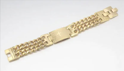 Twin Buckle Faith Bracelet