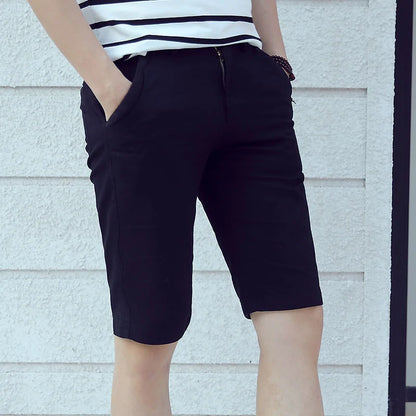 Slim Fit Cotton Shorts for Men