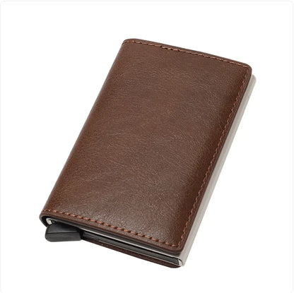 Auto-Flex Aluminum Alloy Card Holder Wallet