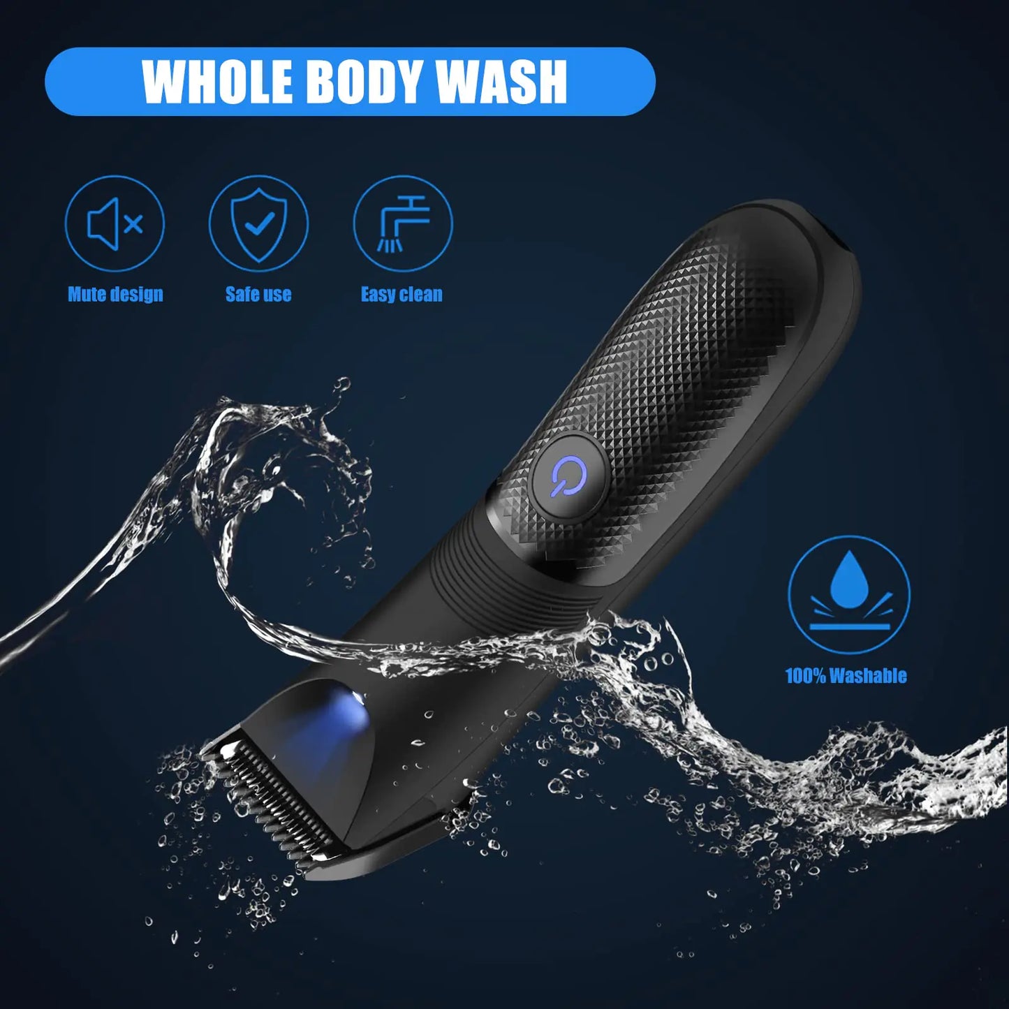 Electric Body Hair Trimmer for Men