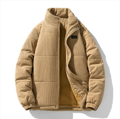 Men's Insulated Corduroy Winter Jacket